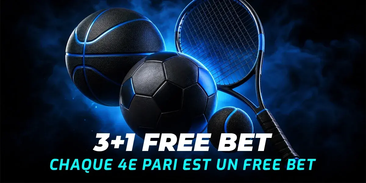 3 = 4 Freebet 15 % des 3 mises