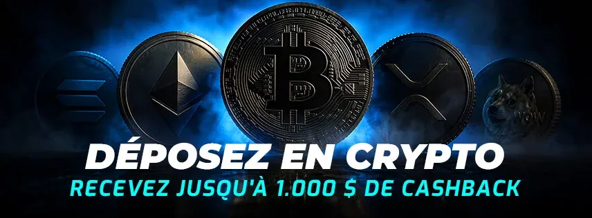 Cashback crypto 10 % des pertes nettes