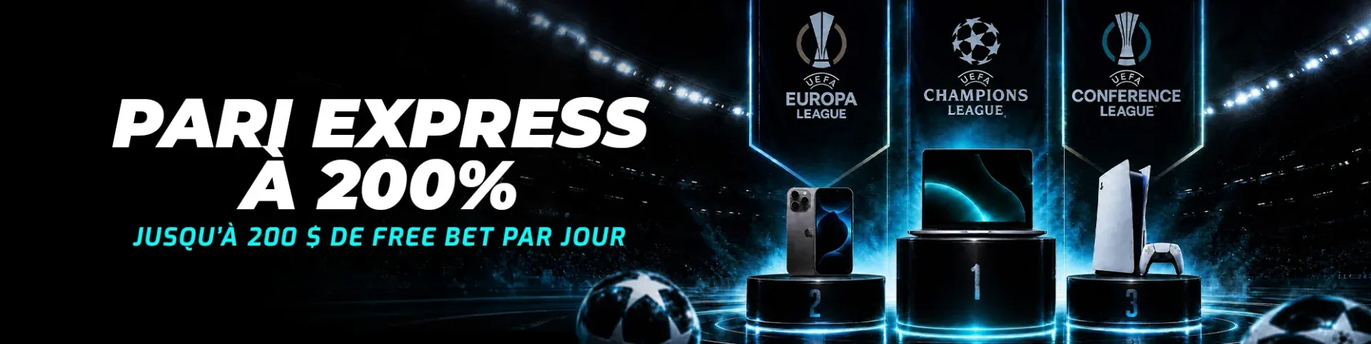 200% Express Bet Free Bet 20–200 %